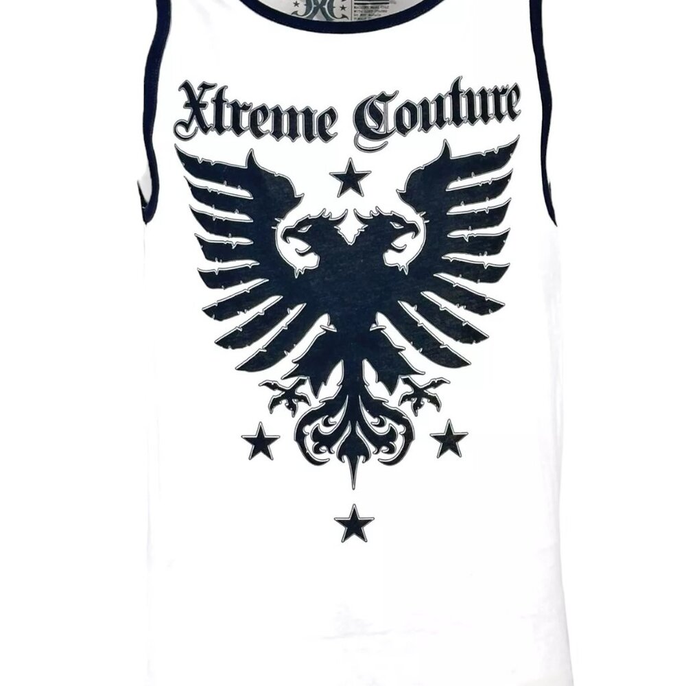 Xtreme Couture by Affliction Men's Tank Top Shirt Warbird Jersey - Picture 3 of 7